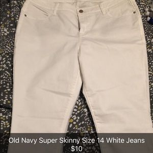 Old Navy white jeans